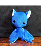 KROC Peluche - Doudou Moelleux Chauve-souris Komète
