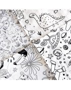 KROC Peluche - Cahiers et Pages de Coloriage en tissu