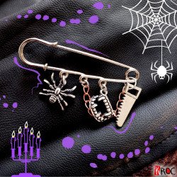 kroc peluche gothique broche bijoux vintage
