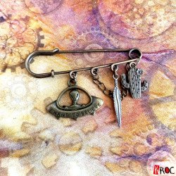 kroc peluche steampunk gothique broche bijoux vintage