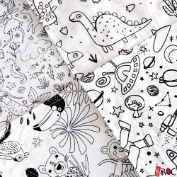 kroc peluche jeux enfant page à colorier cahier