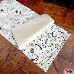 kroc peluche jeux enfant cahier coloriage tissu