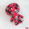 peluche poupée kalice kroc fleur rouge