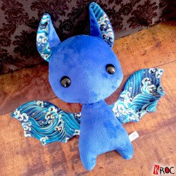 kroc peluche doudou moelleux chauve souris komète xxl japonais vague