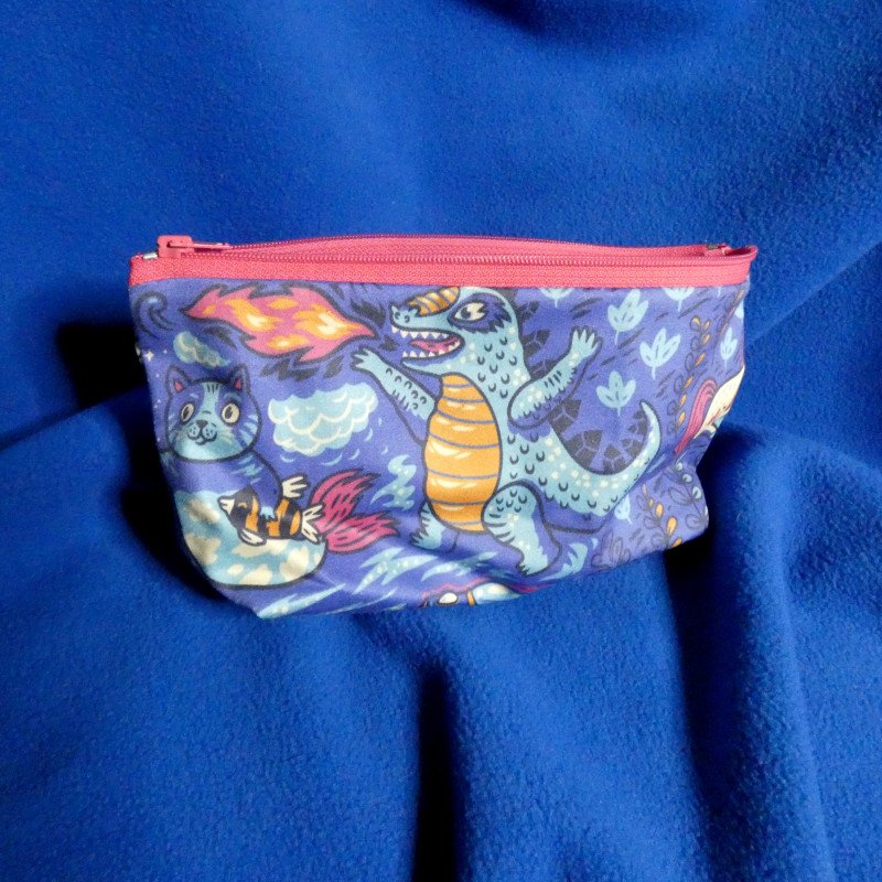 kroc peluche collection fantasy trousse licorne dragon