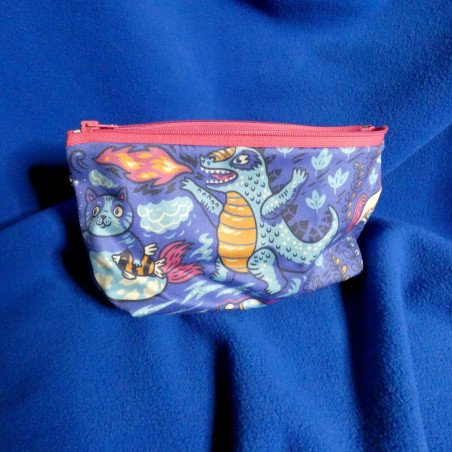 kroc peluche collection fantasy trousse licorne dragon