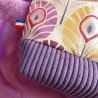 kroc peluche accessoire trousse saint valentin paon violette doré